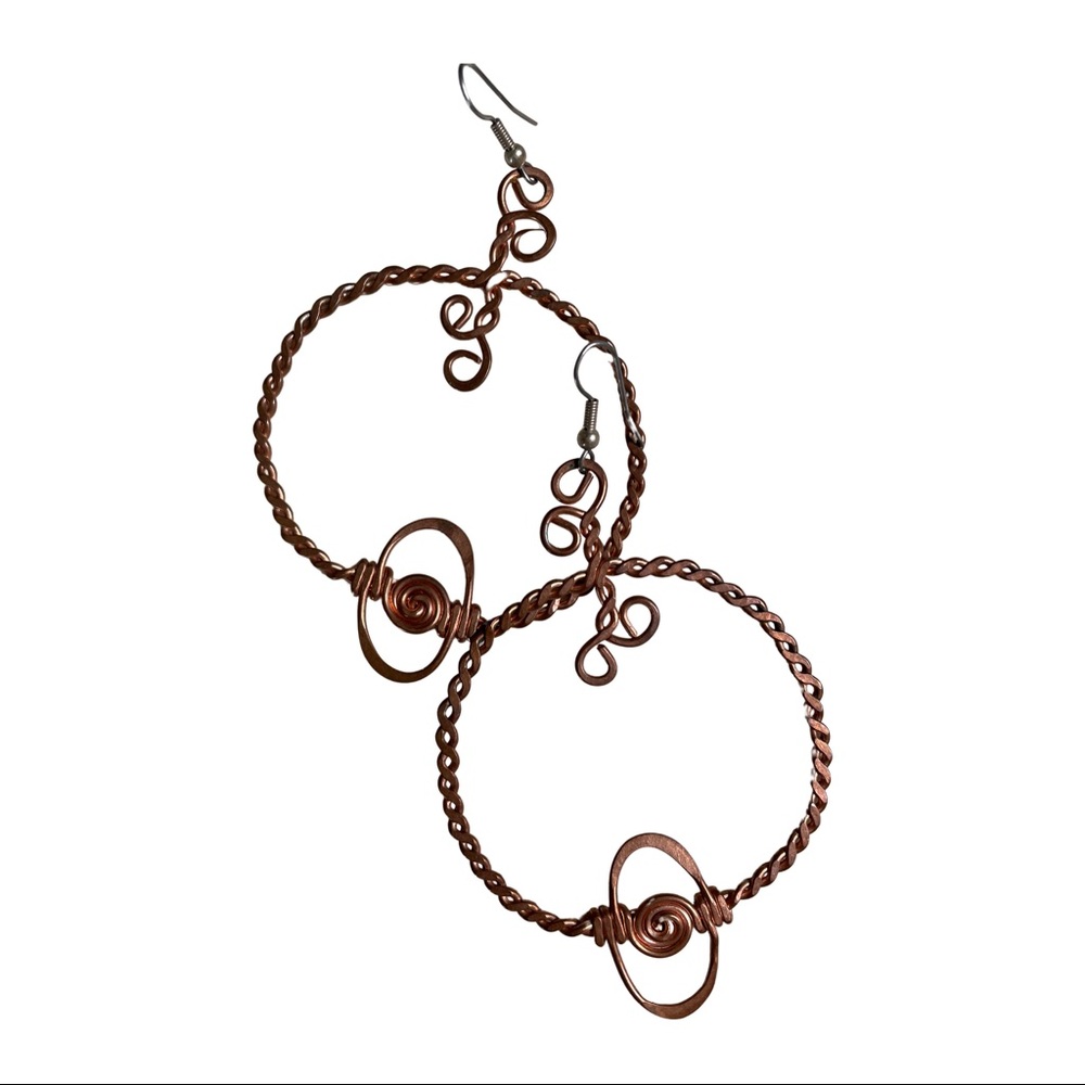 Copper Hoops! - Picture 3 of 4